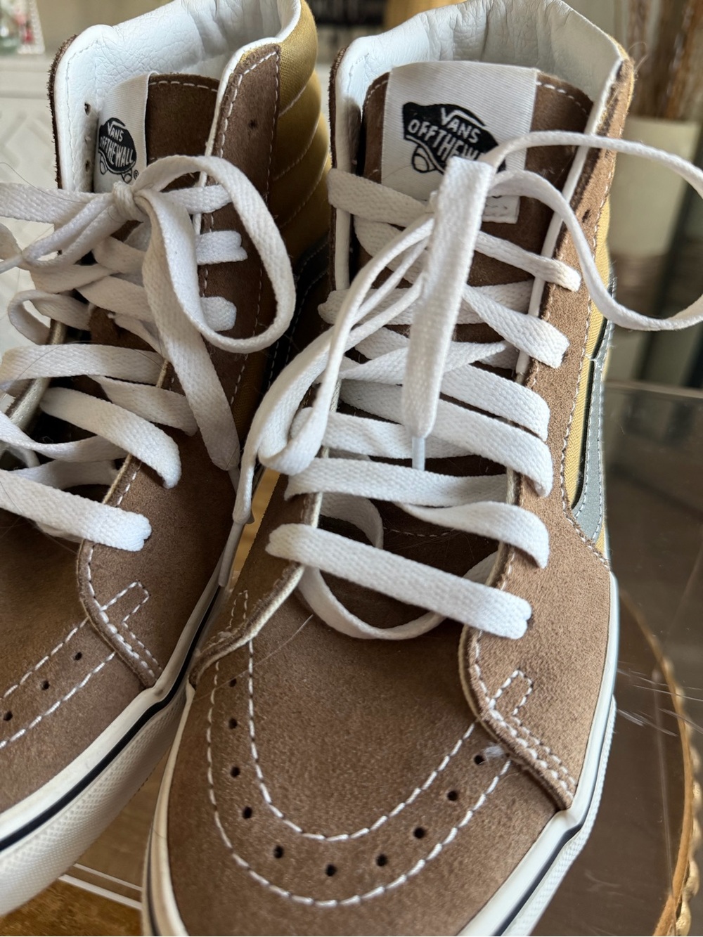 Vans Women's Sk8-Hi Canvas / Suede Sneaker NEW no tags - Picture 9 of 10